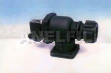 Flange equipped valves